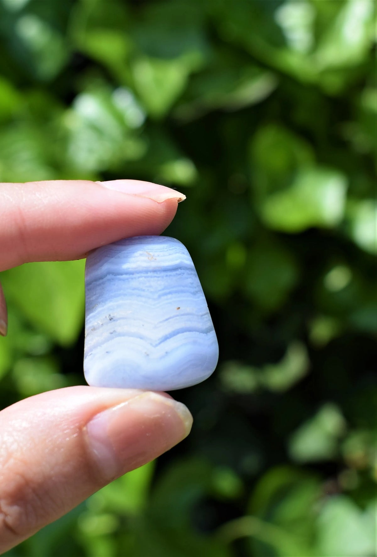 Chalcedoon trommelsteen