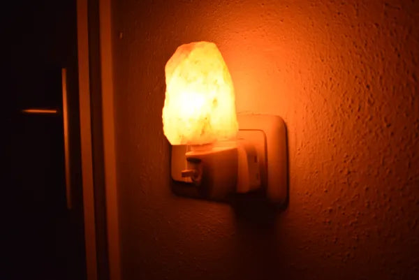 Himalayazout nachtlamp natuurlijk (brok)