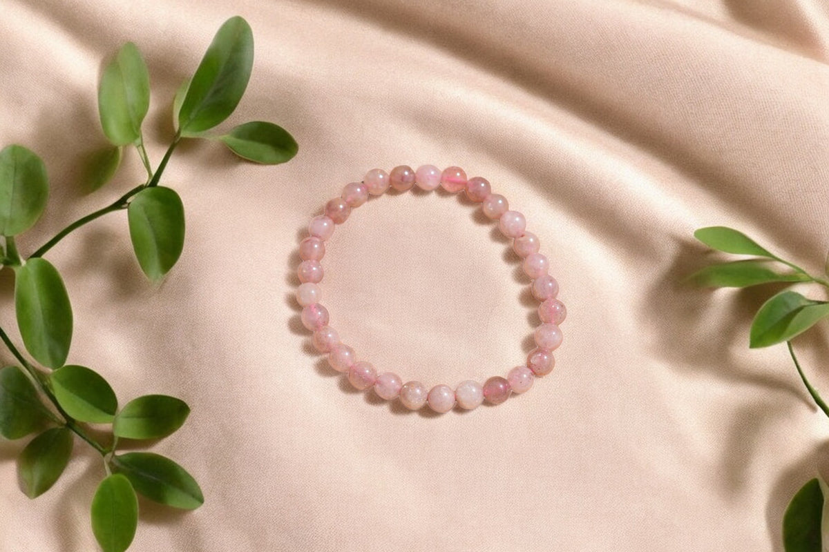 aardbeienkwarts kogelarmband