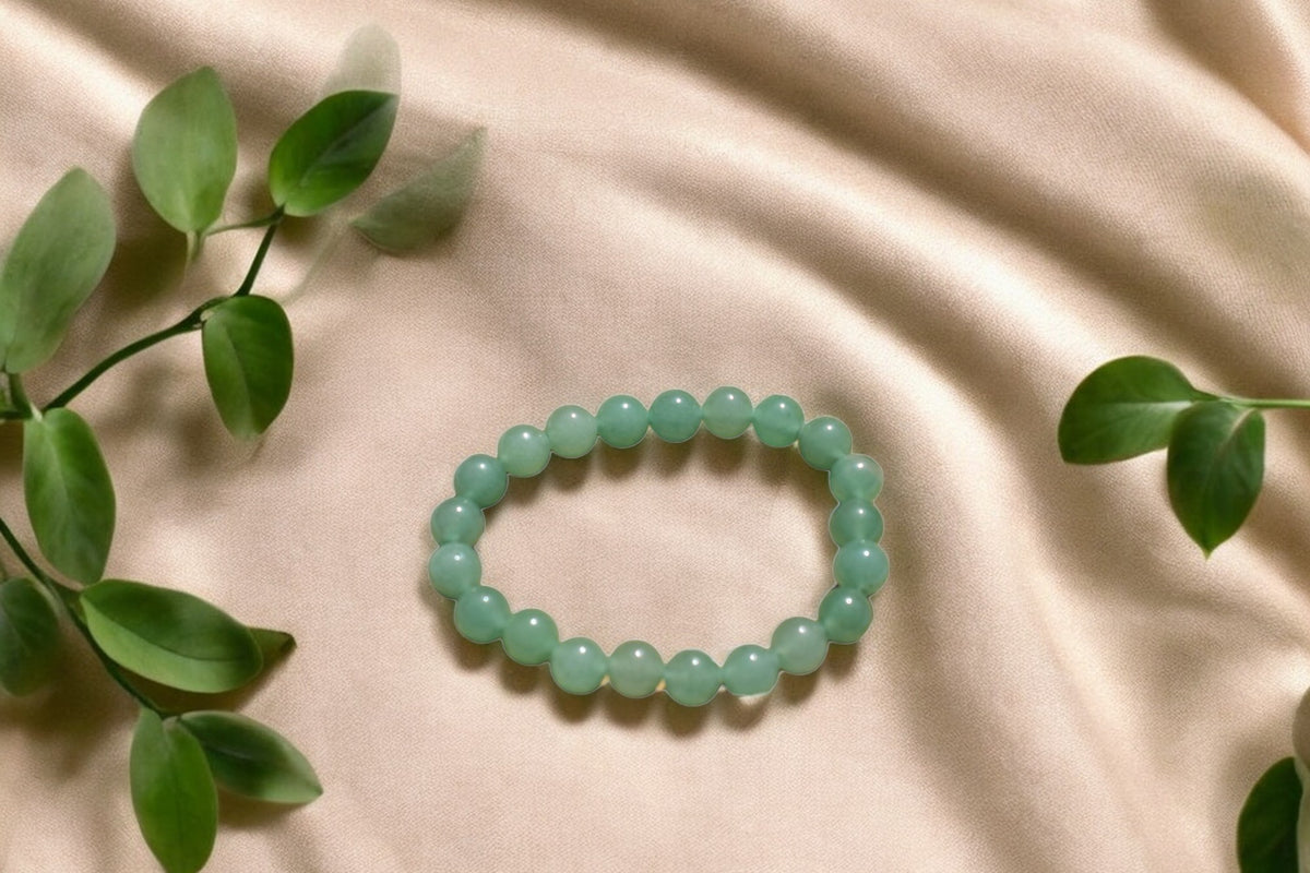 Aventurijn groen kogelarmband