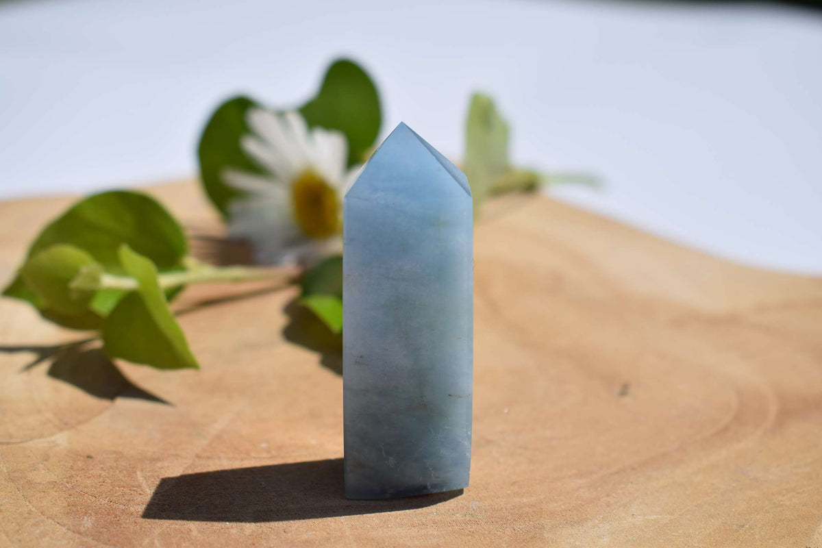 Aquamarijn blauw mini punt
