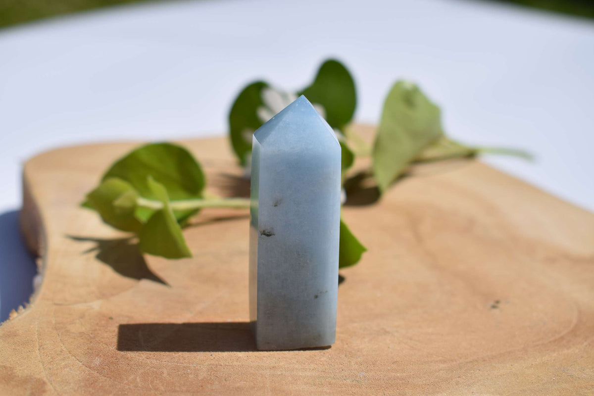 Aquamarijn blauw mini punt