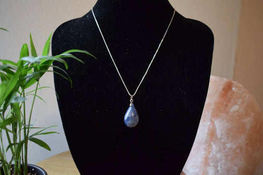 Lapis lazuli druppel hanger